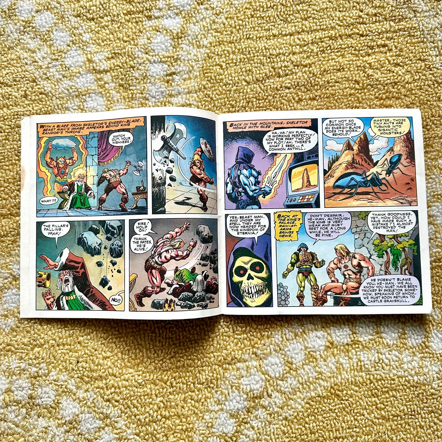 1983 Masters of the Universe Read-Along Book * READ