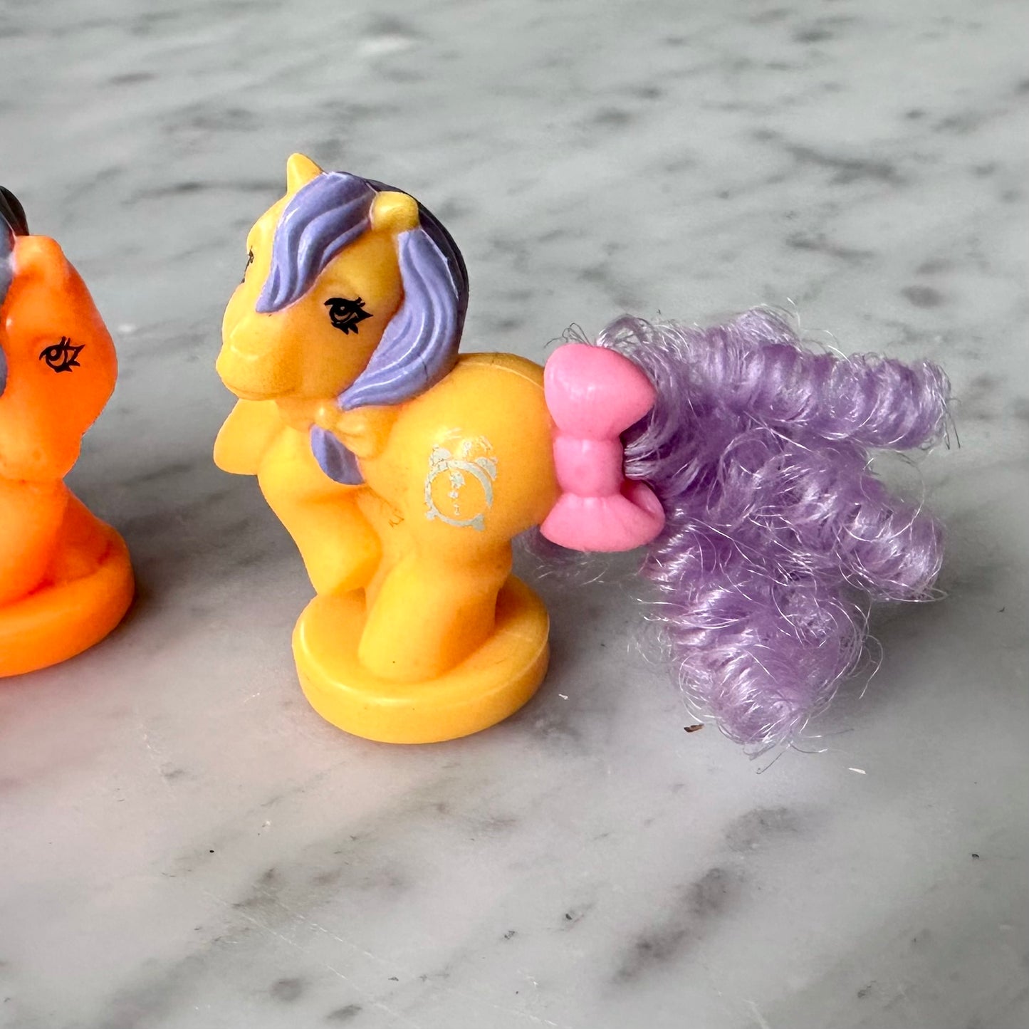 80’s G1 My Little Pony-Petite Ponies “Ponytail Ponies” set of 2