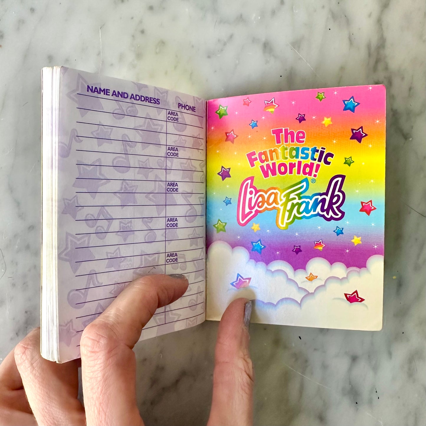 90’s Lisa Frank Mini Address Book