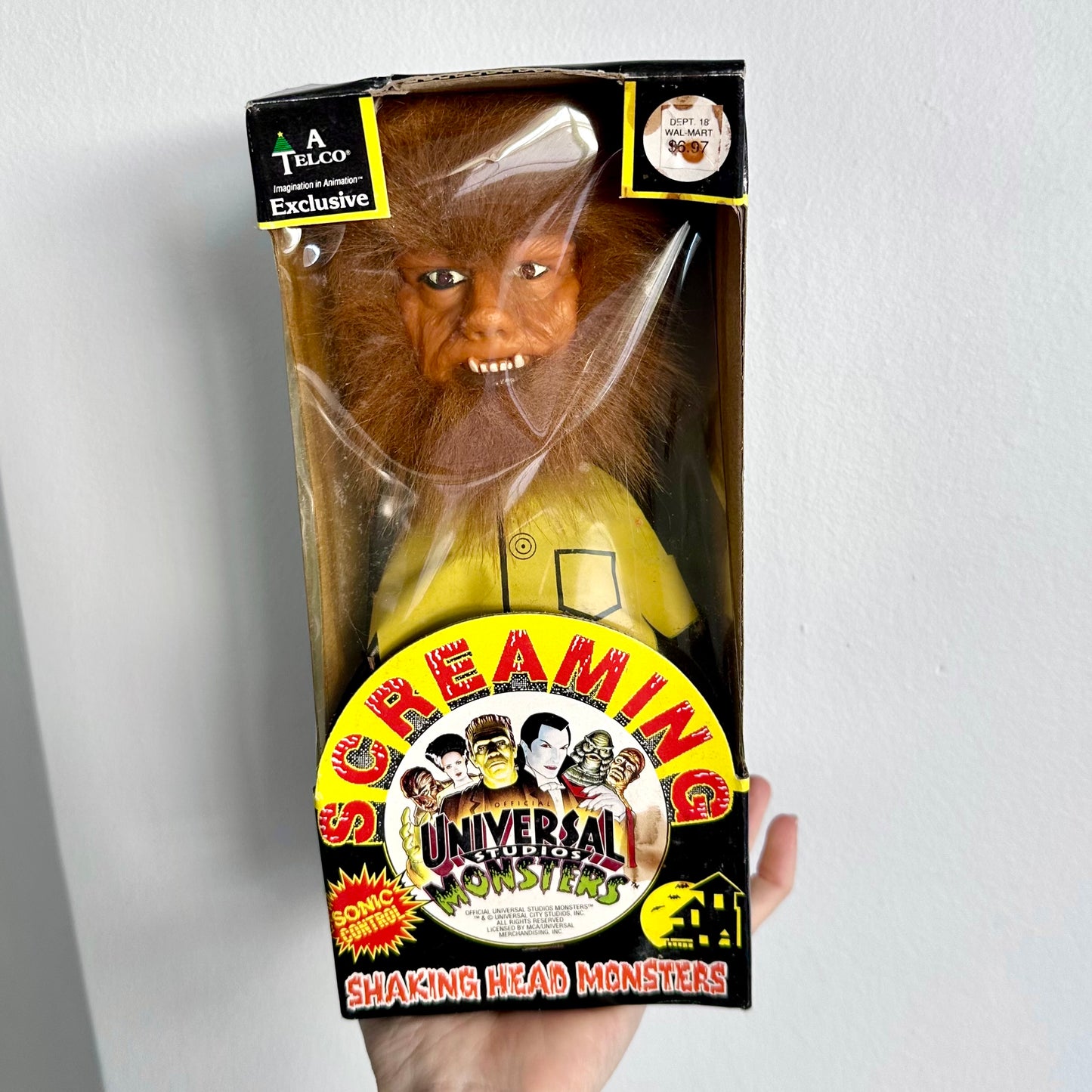 1992 Telco Universal Monsters Shaking Head Monsters “Wolfman”