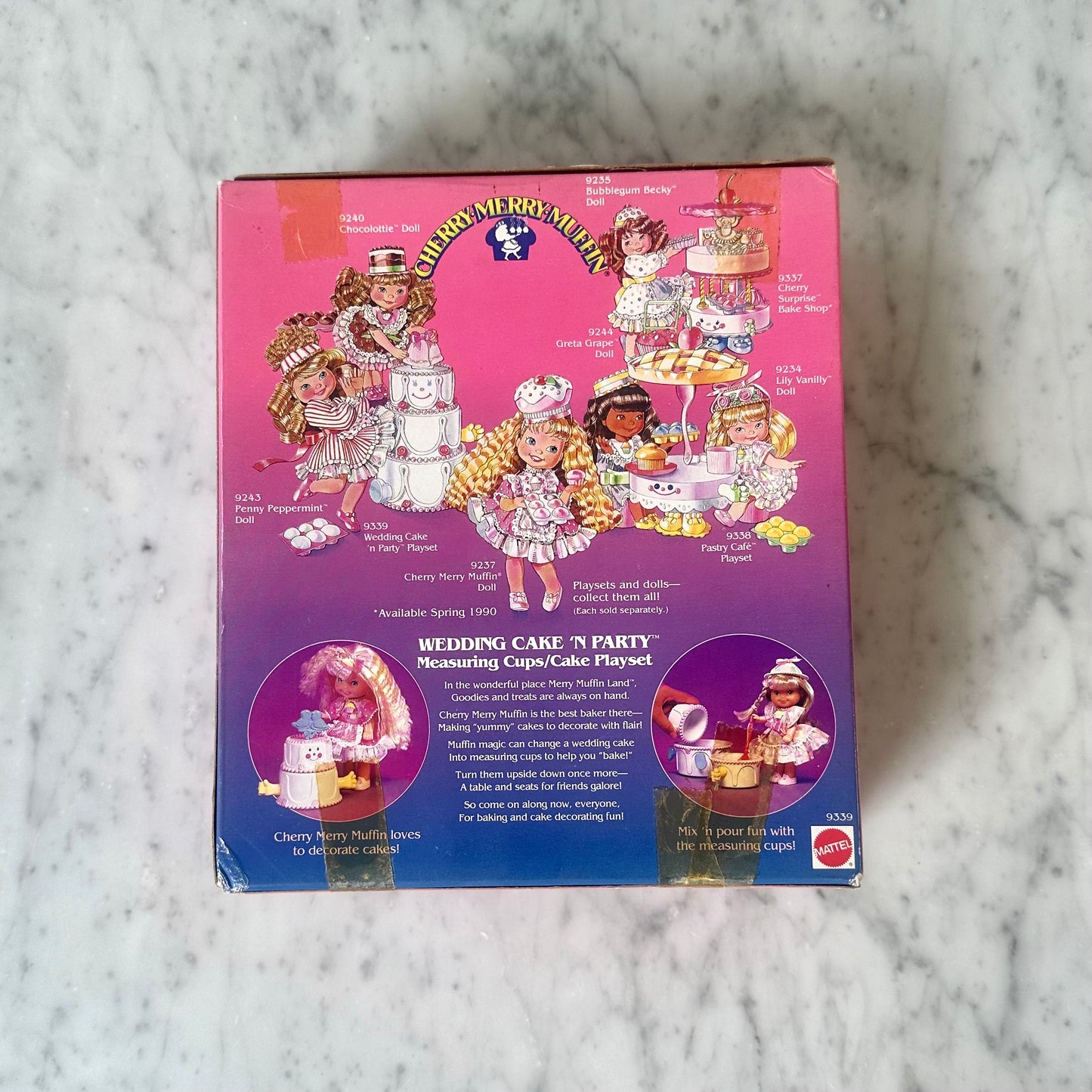 1989 Cherry Merry Muffin Wedding Cake ‘N Party Playset