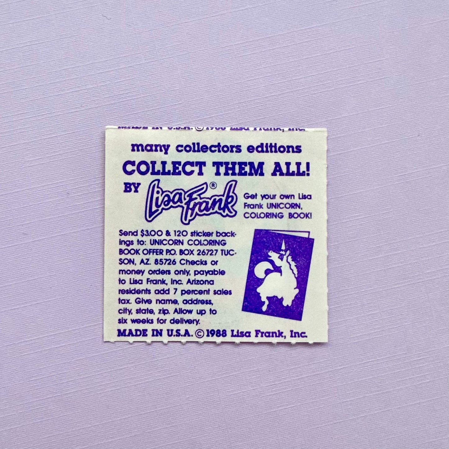 80’s Lisa Frank Dancing Hippo Sticker