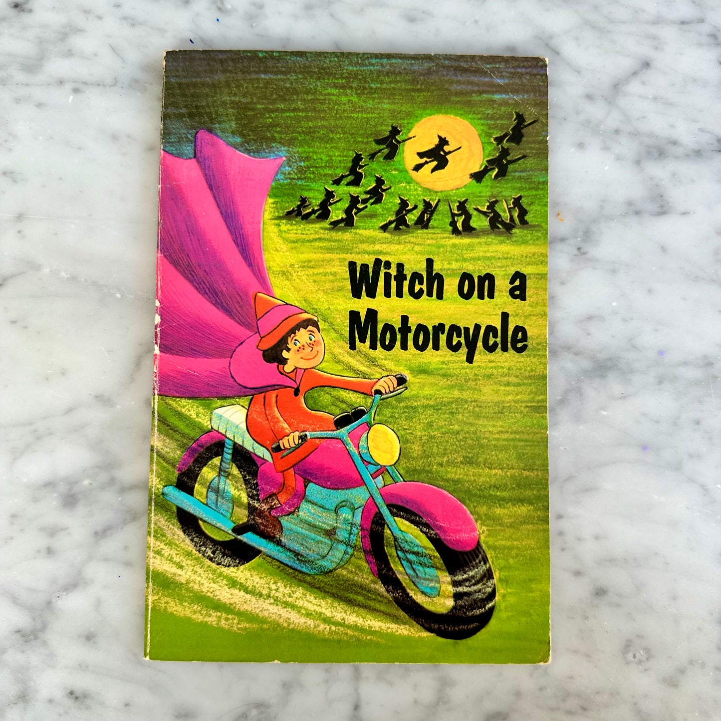 1972 Witch on a Motorcycle Book