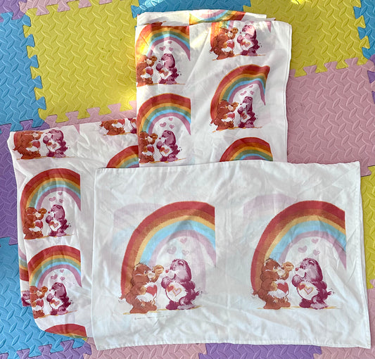 1982 Care Bear Twin Sheet Set