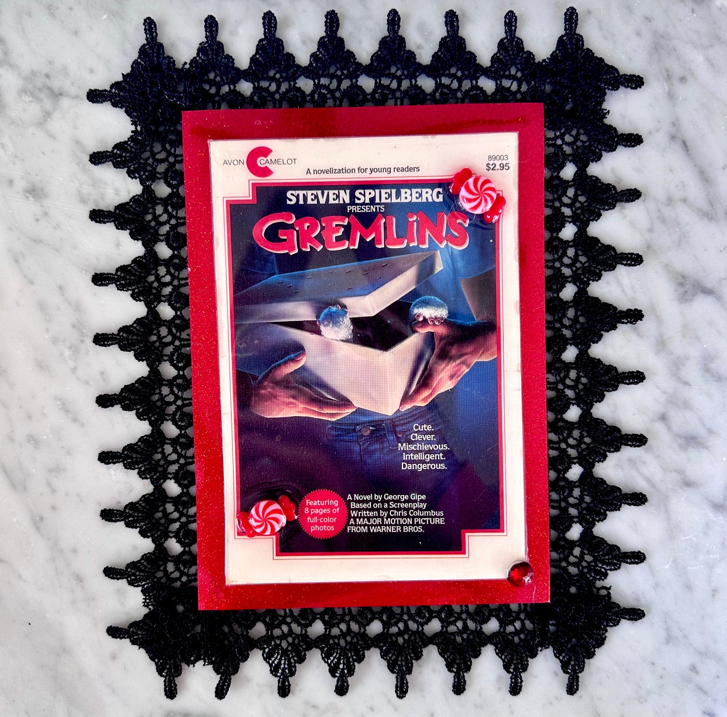 Vintage 80’s Gremlins Book Cover Resin Wall Art