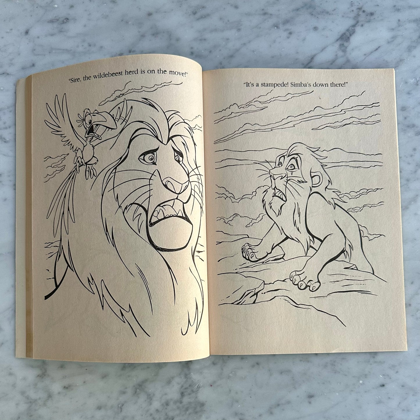 1994 Disney’s The Lion King Coloring Book