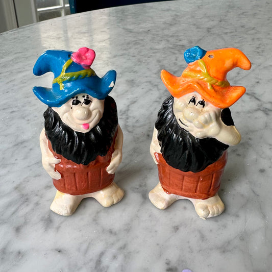 Vintage Hillbilly Salt and Pepper Shakers