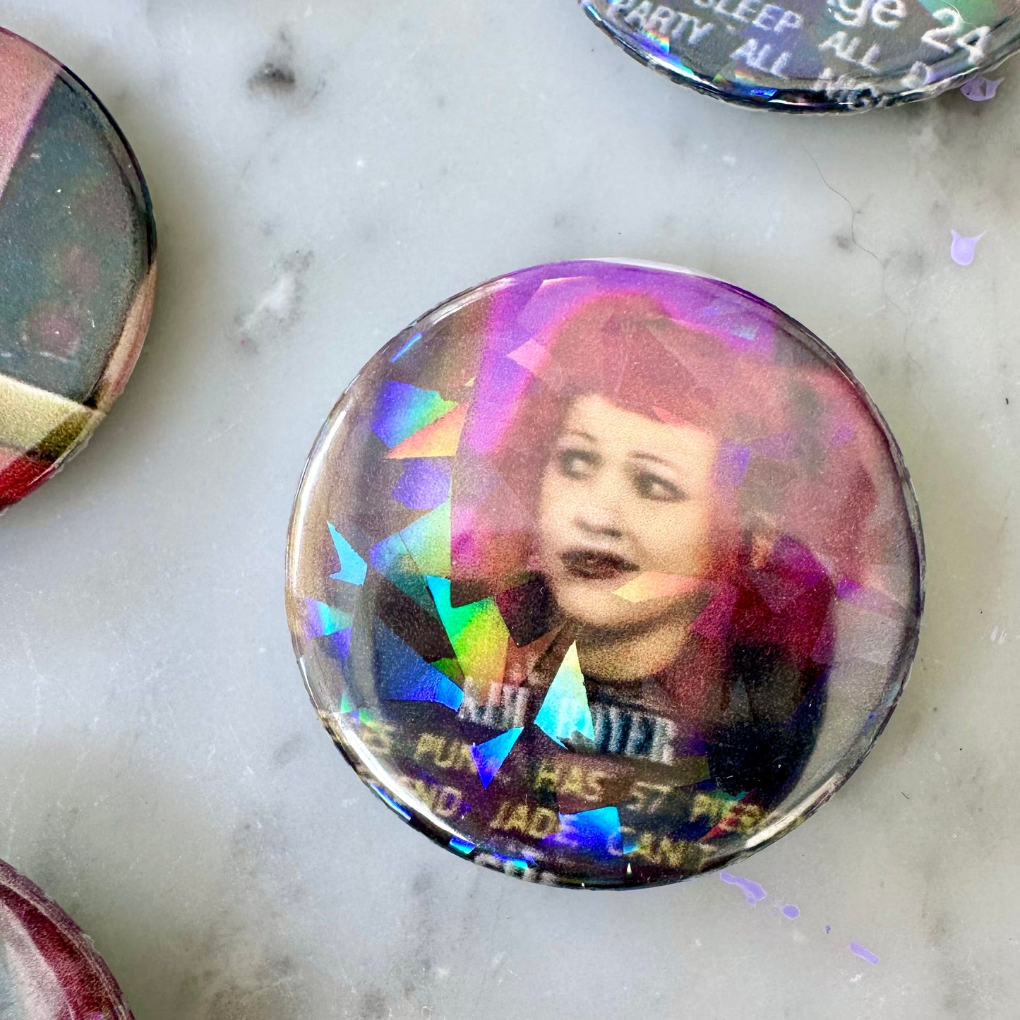 90’s Jenny Jones 1.5” Buttons