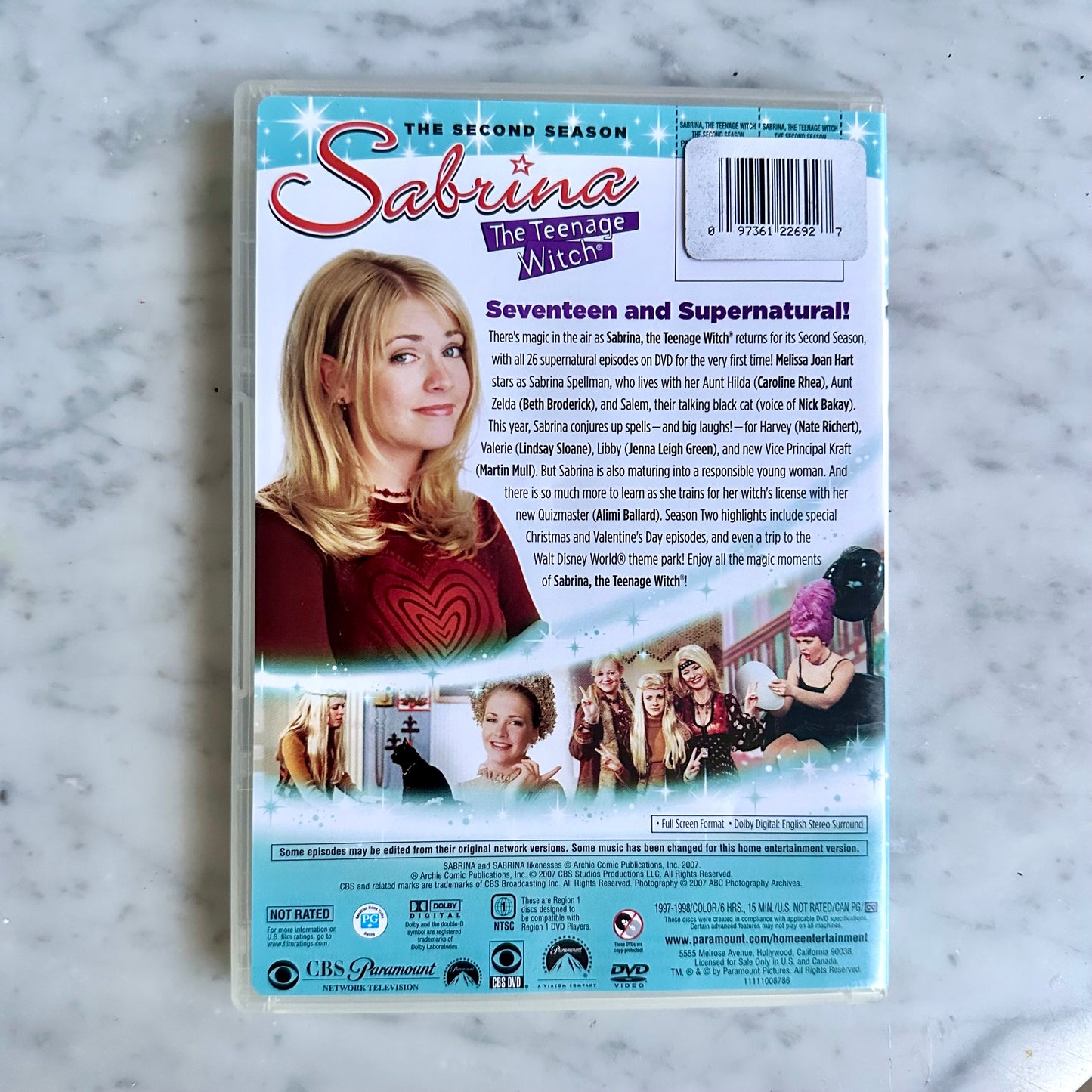 Sabrina the Teenage Witch Complete Second Season DVD Set