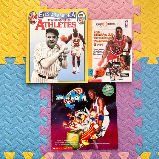 90’s Sports Book Lot