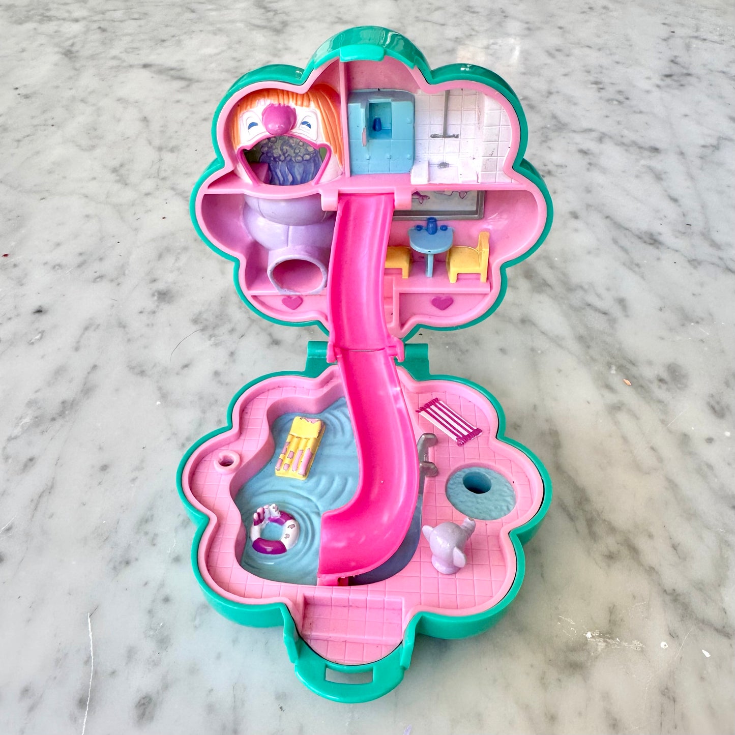 1990 Polly Pocket Water Park Fun Compact
