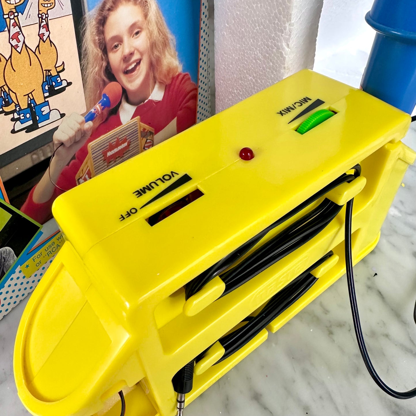 1989 Nickelodeon T.V. Star Microphone * Damaged*