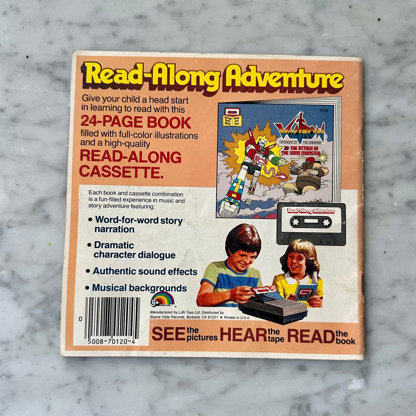 80’s Voltron “The Attack of the Sand Monster” Book