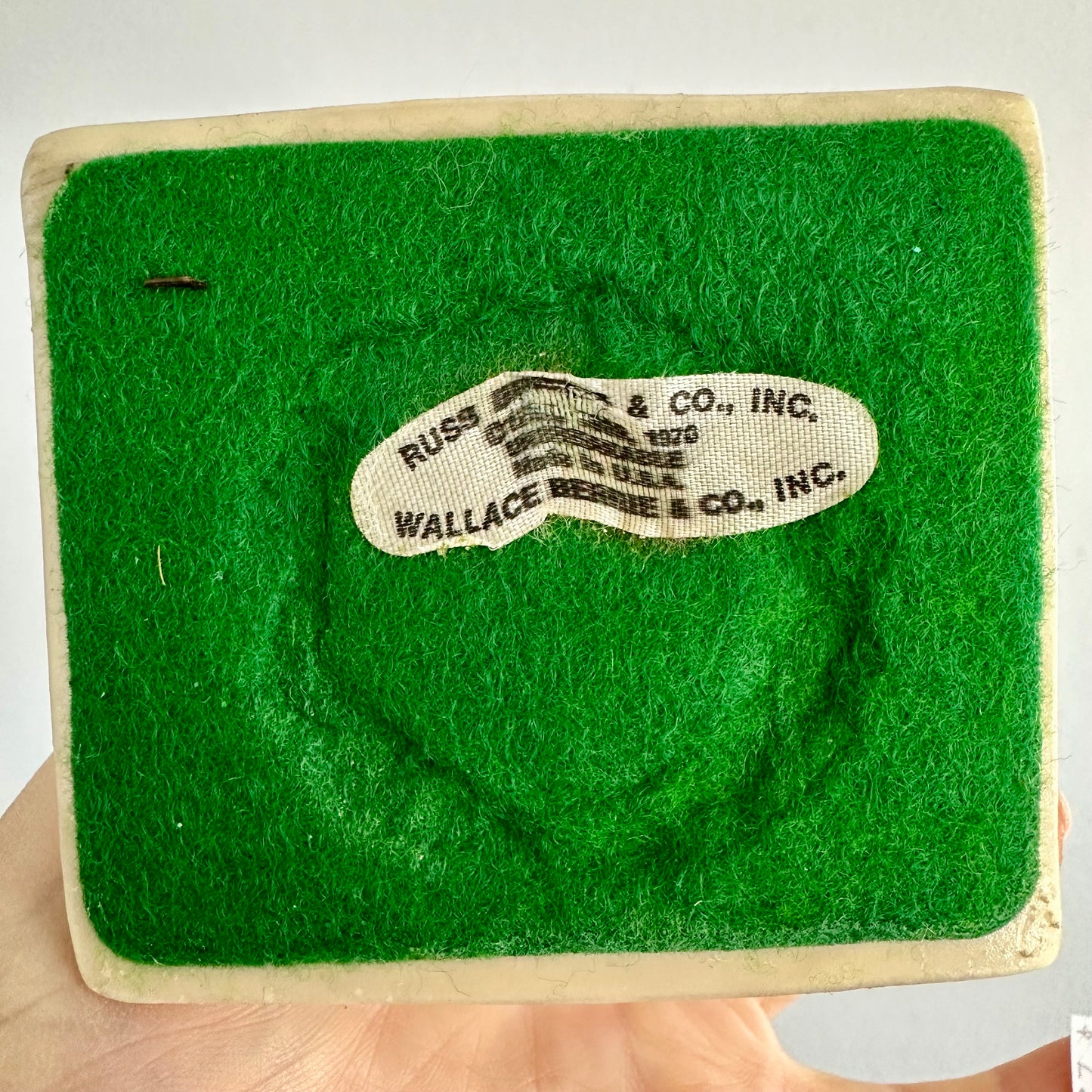 Vintage Russ Berrie Wallace Merry Christmas Mouse Figurine