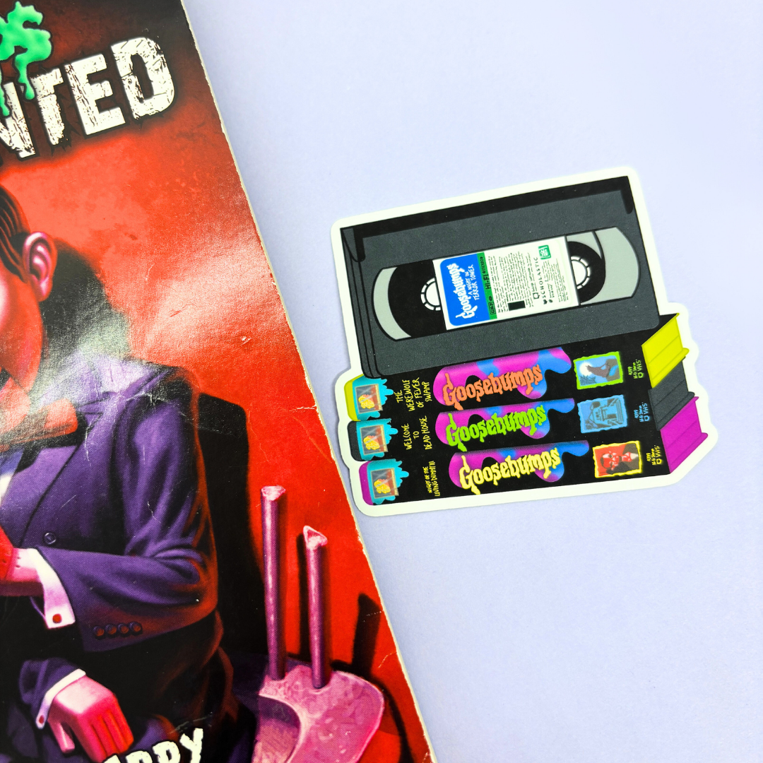90's VHS Horror TV Show | Sticker Die Cut