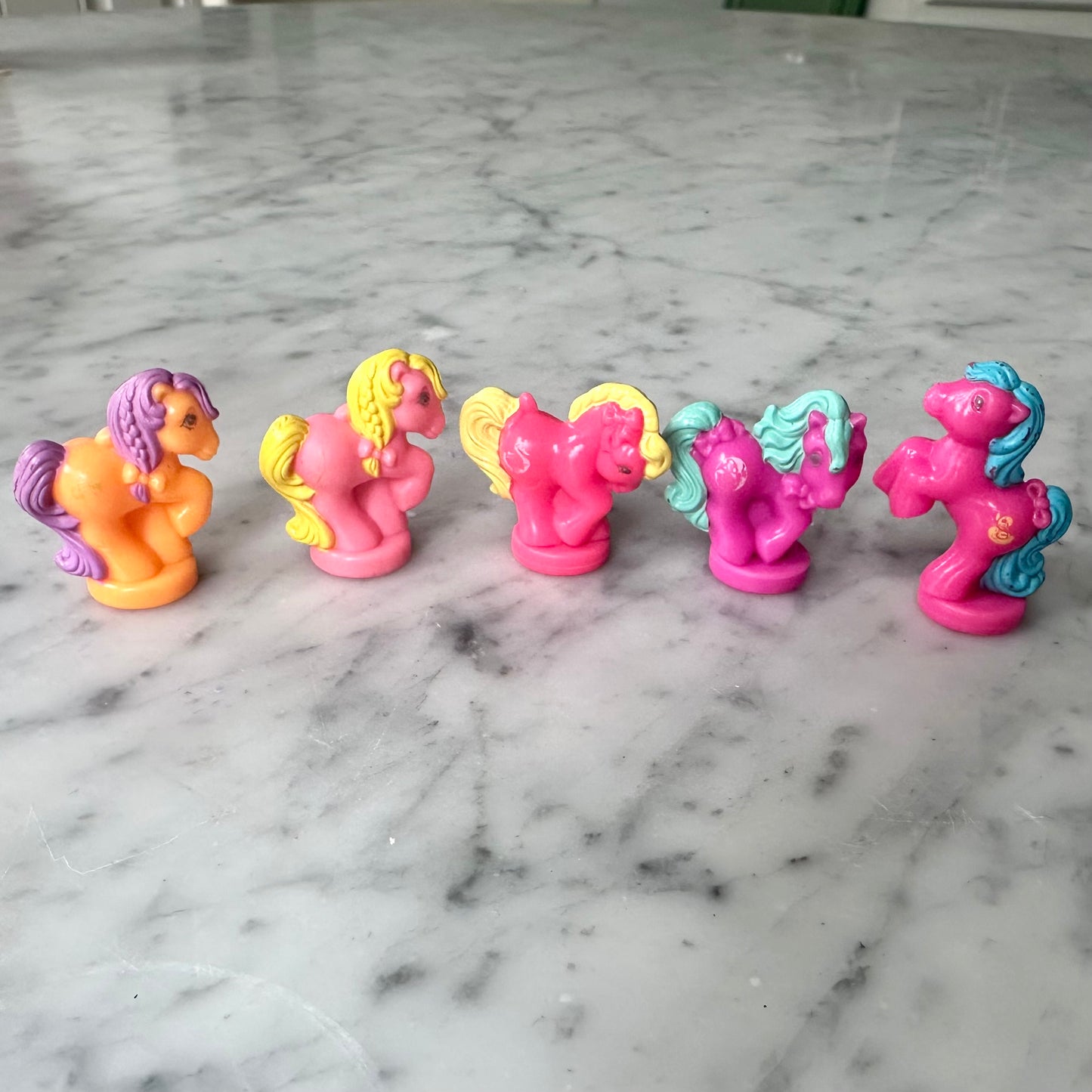 80’s G1 My Little Pony-Petite Ponies “Pretty Pony Parade” set of 5