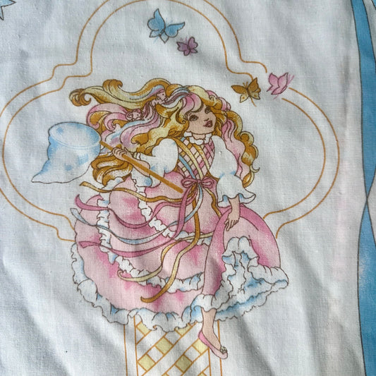 1986 Lady Lovely Locks Twin Bed Sheet Set