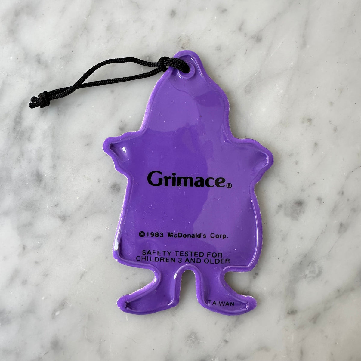 1983 Grimace Vinyl Holiday Ornament