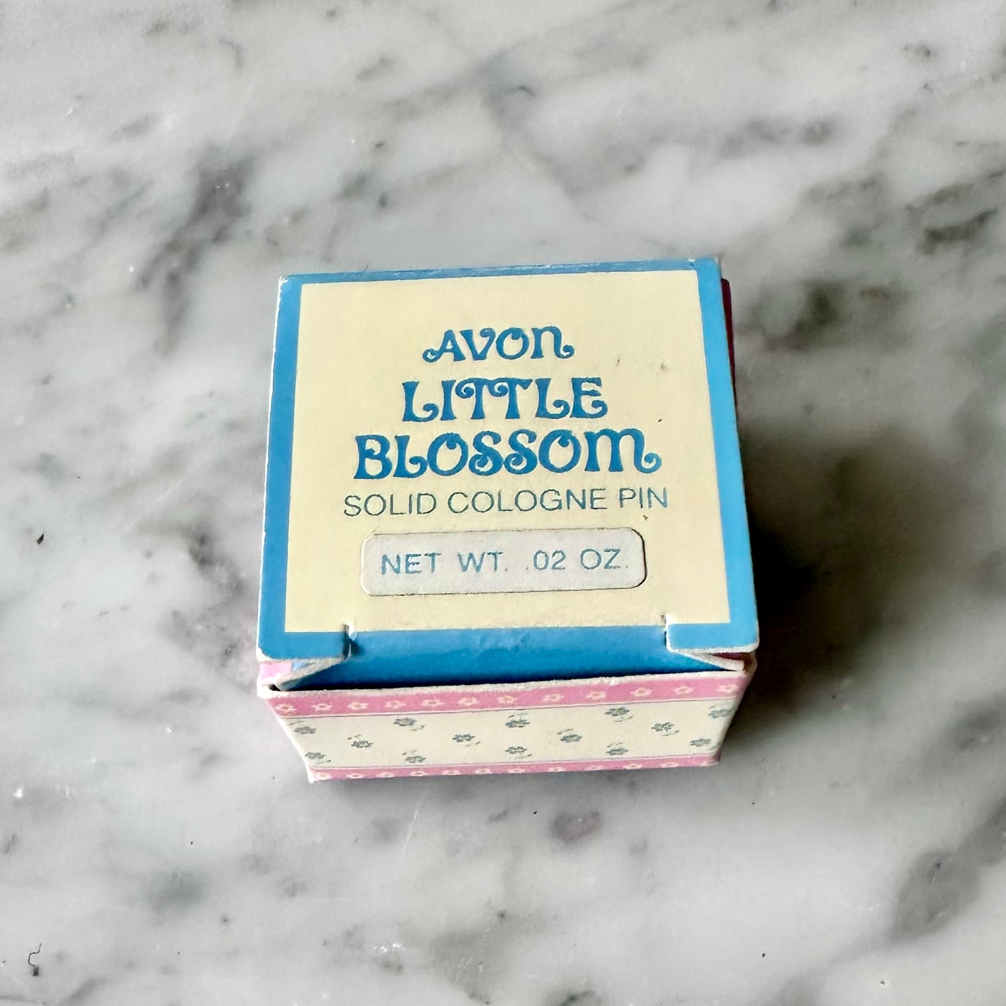 1983 Avon Little Blossom Solid Cologne Brooch