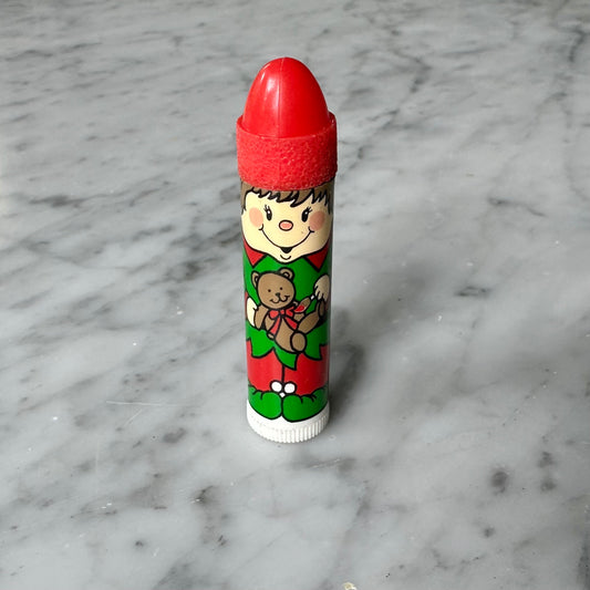 1985 Avon Santa Helper Peppermint Lip Balm