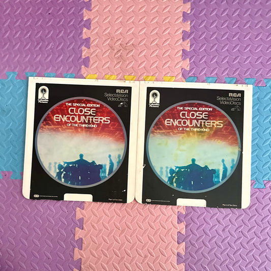 Close Encounters Parts 1 & 2 CED Video Disc