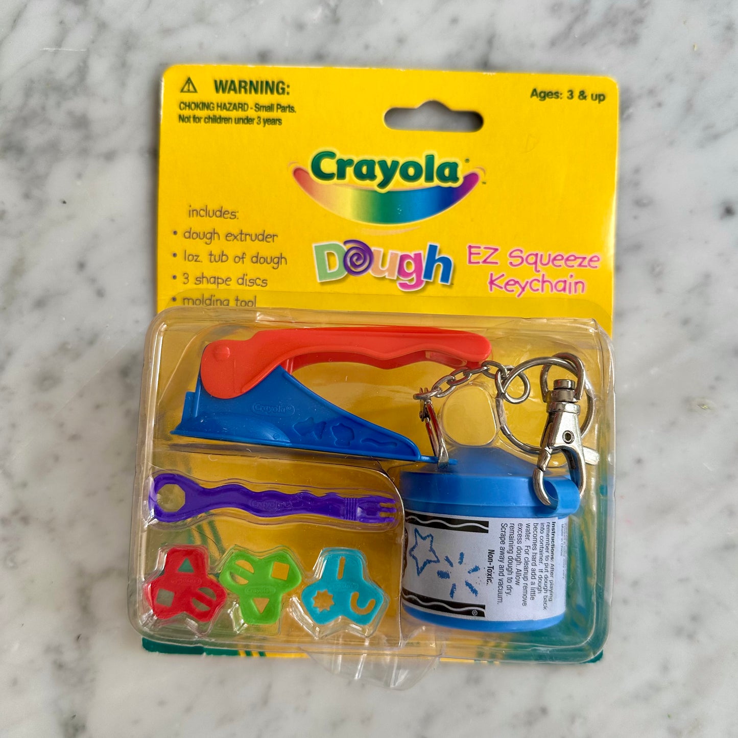 Vintage Crayola Dough EZ Squeeze Keychain