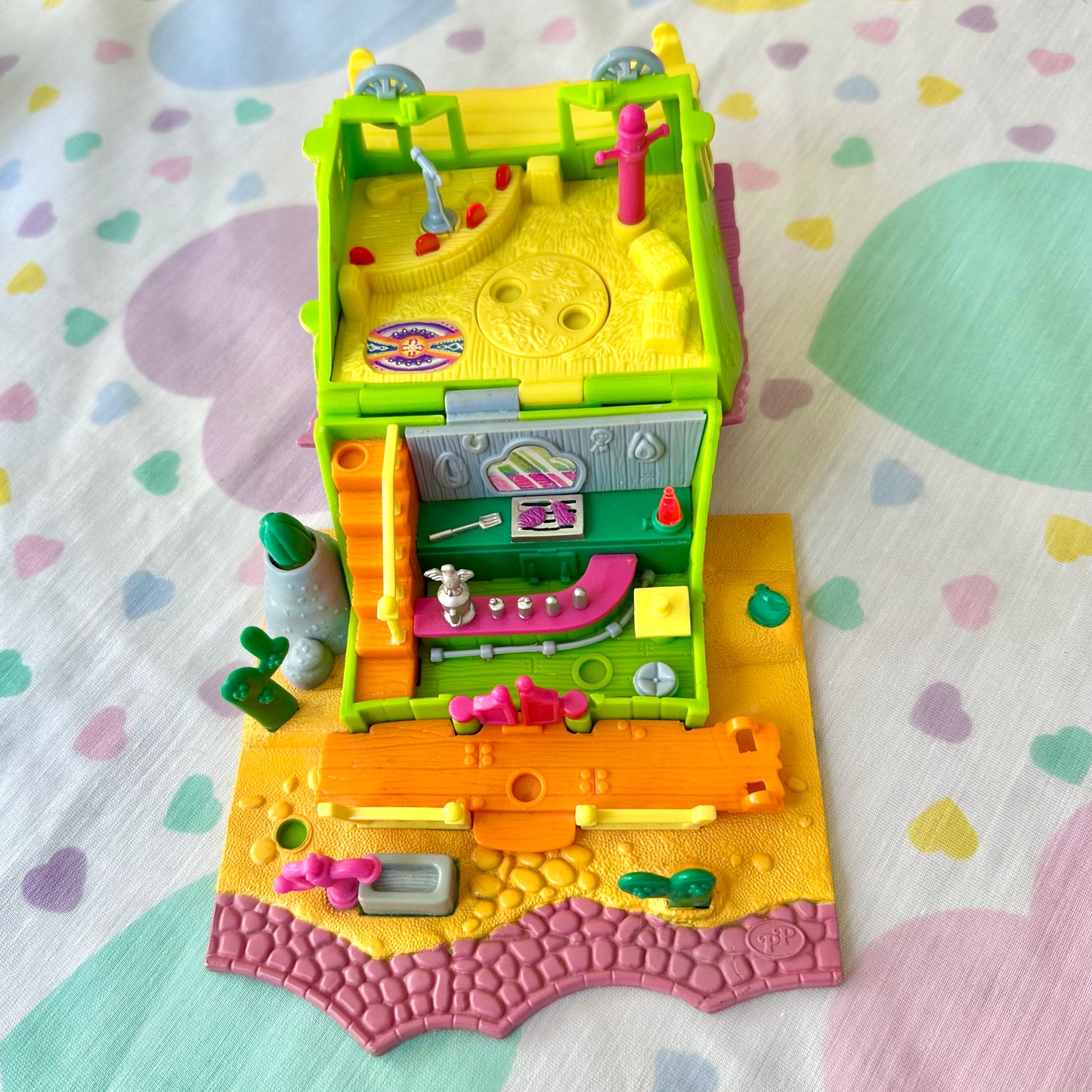 1994 Polly Pocket Light Up Horse House