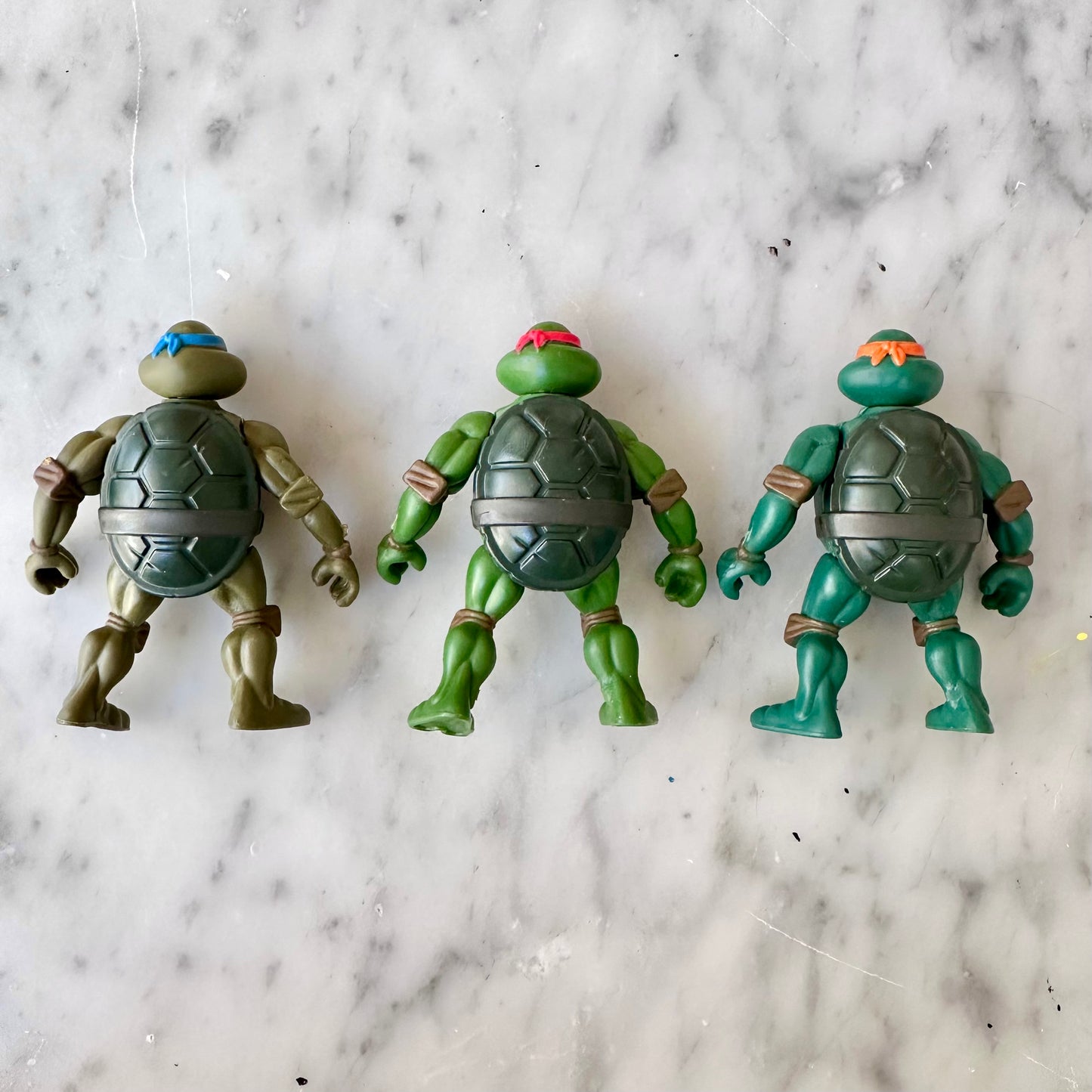 2002 Mini TMNT Set of 3