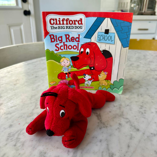Vintage Clifford Book and Plush