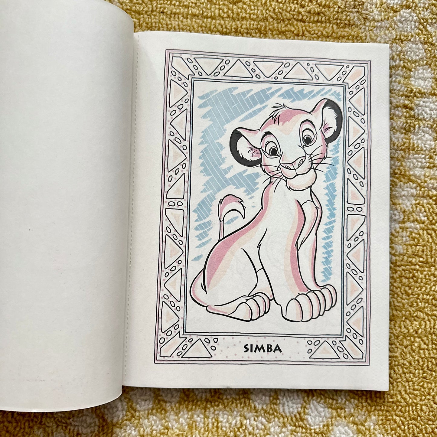 1994 Disney's “The Lion King” Giant Paint with Water Book
