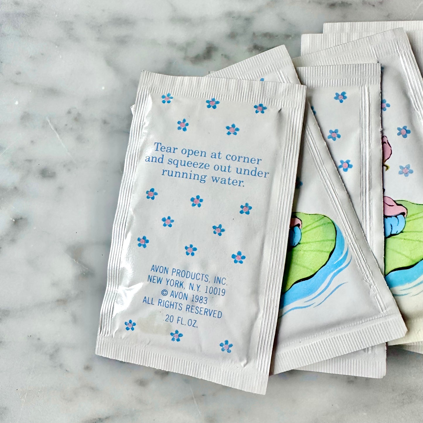 1984 Little Blossom Bubble Bath Packets New In Box