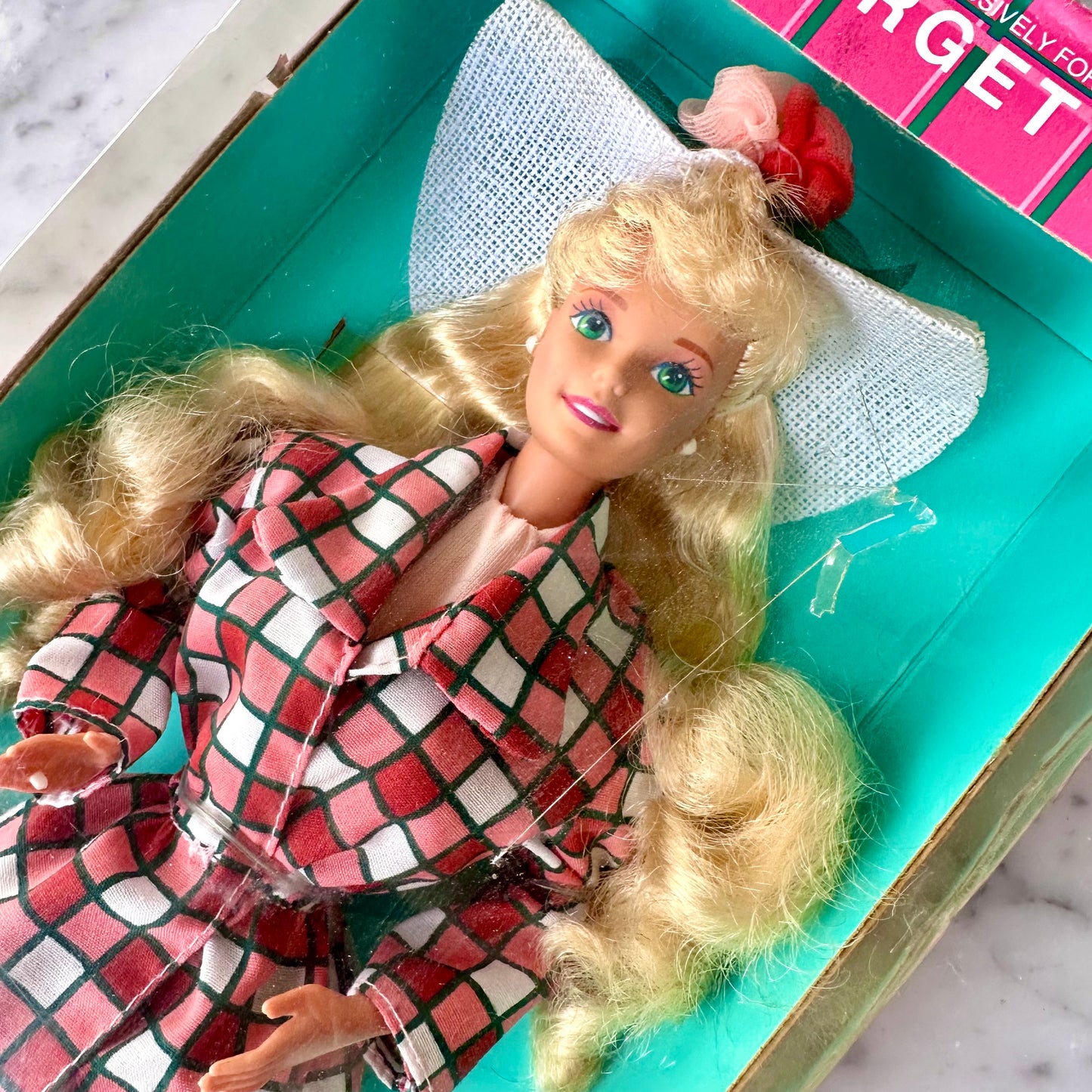 1992 Pretty In Plaid Barbie In Box