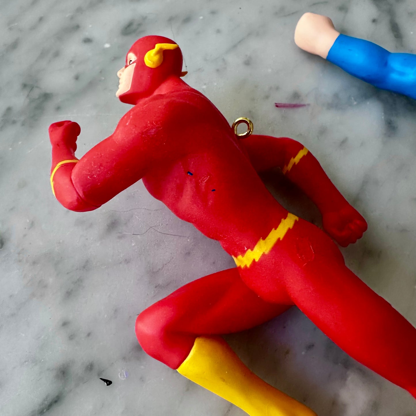 1993 Hallmark Keepsake Superman Wonder Woman And Flash Ornaments