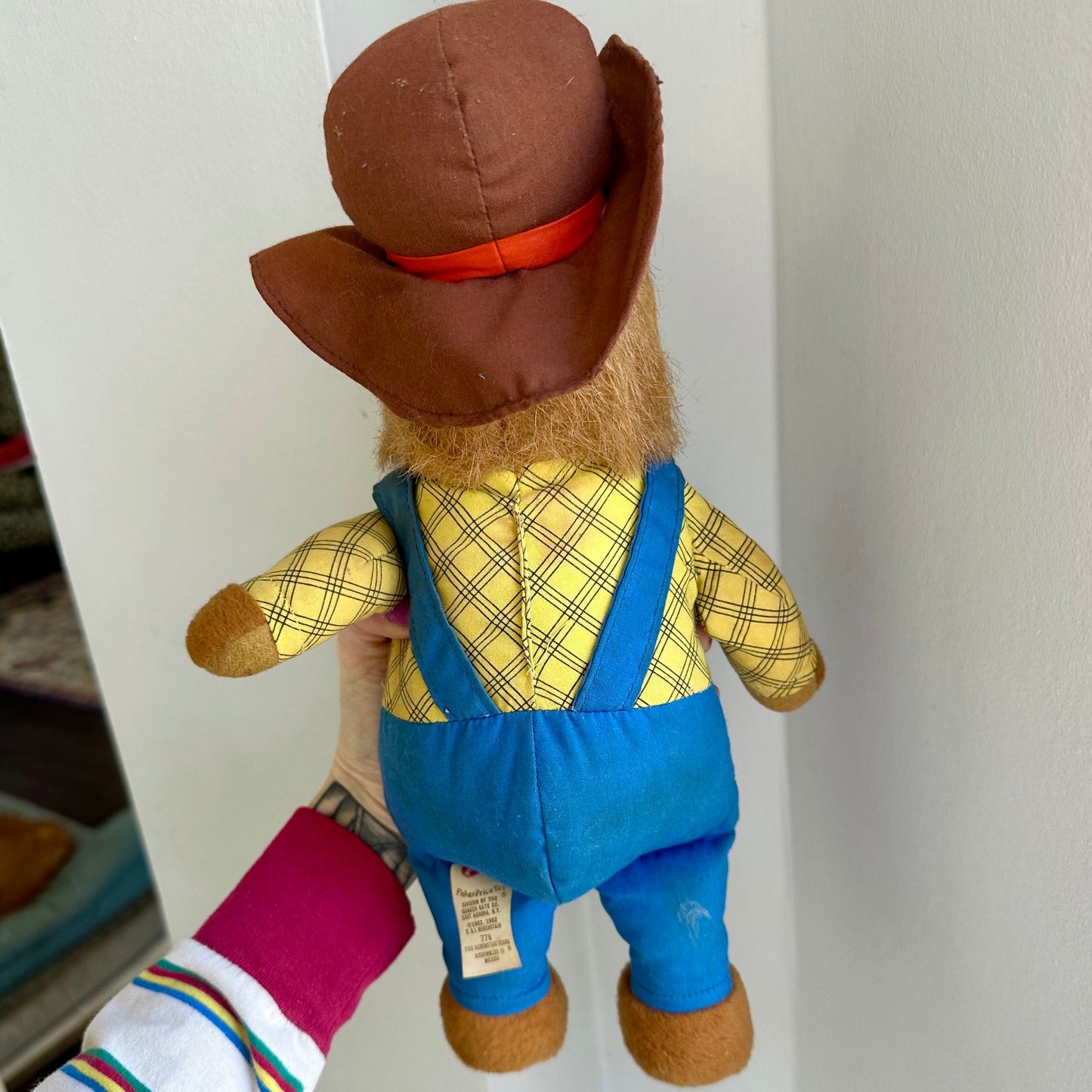 1982 Fisher Price Berenstein Bears Papa Bear Plush