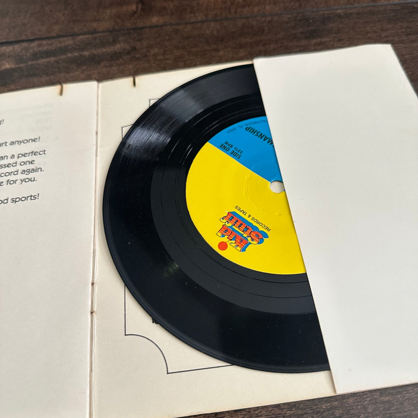 1983 Rocky “Book of Sportsmanship” Book and Record
