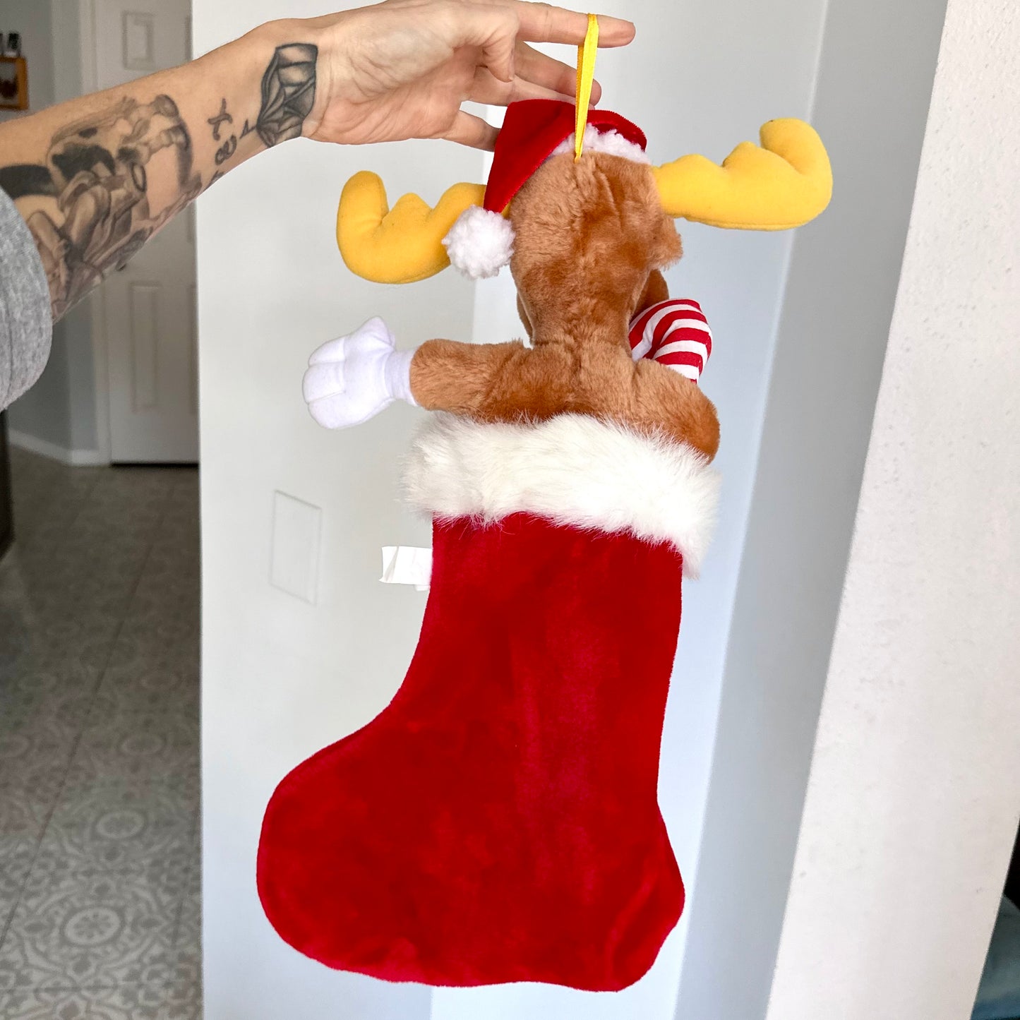 Vintage Bullwinkle Stocking