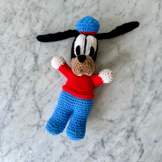 Vintage Crocheted Goofy Plush