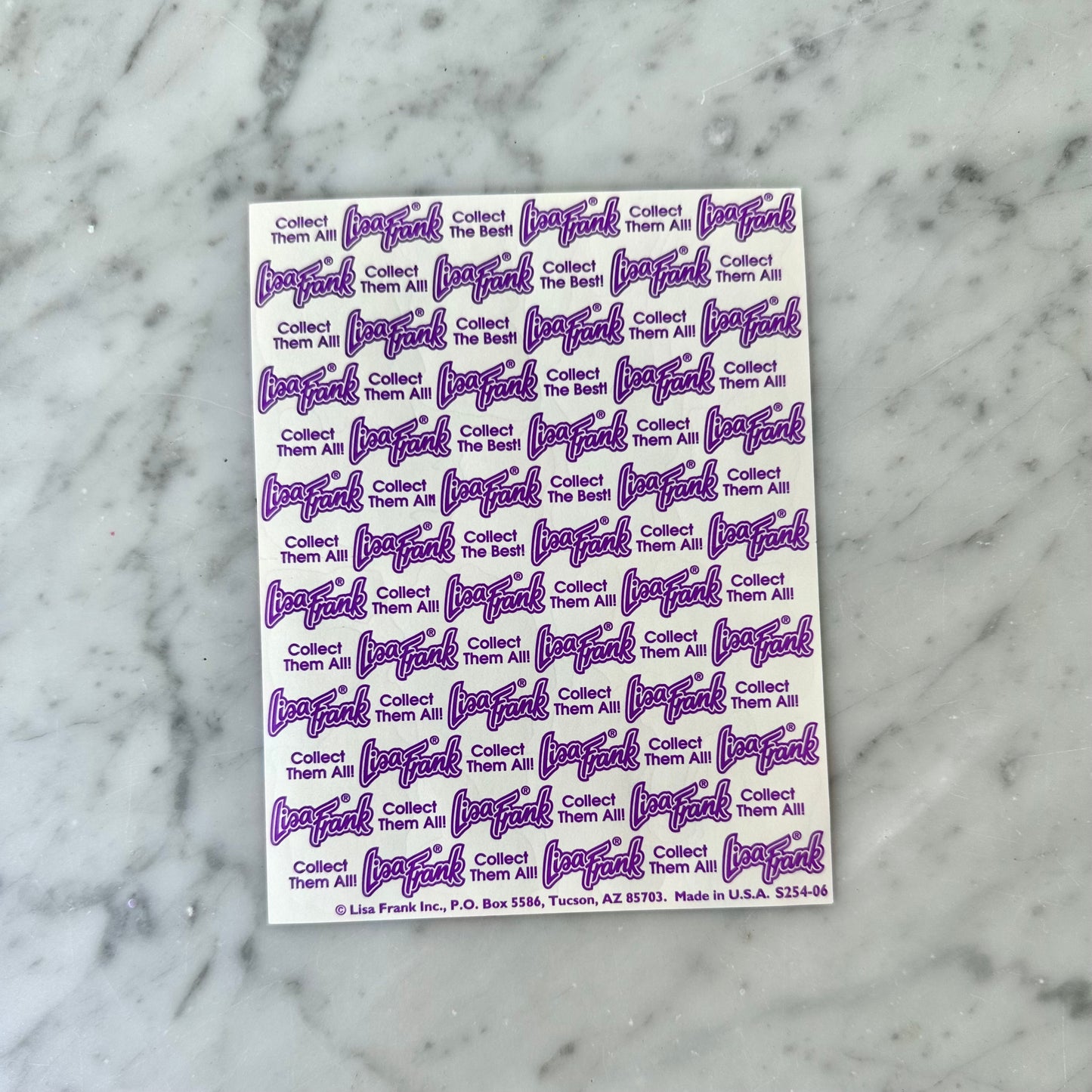 1990’s Lisa Frank Kitten Sticker Sheet