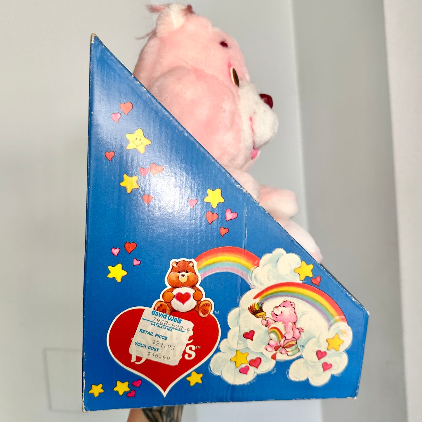 1983 Care Bears “Cheer Bear” Plush *Damaged*