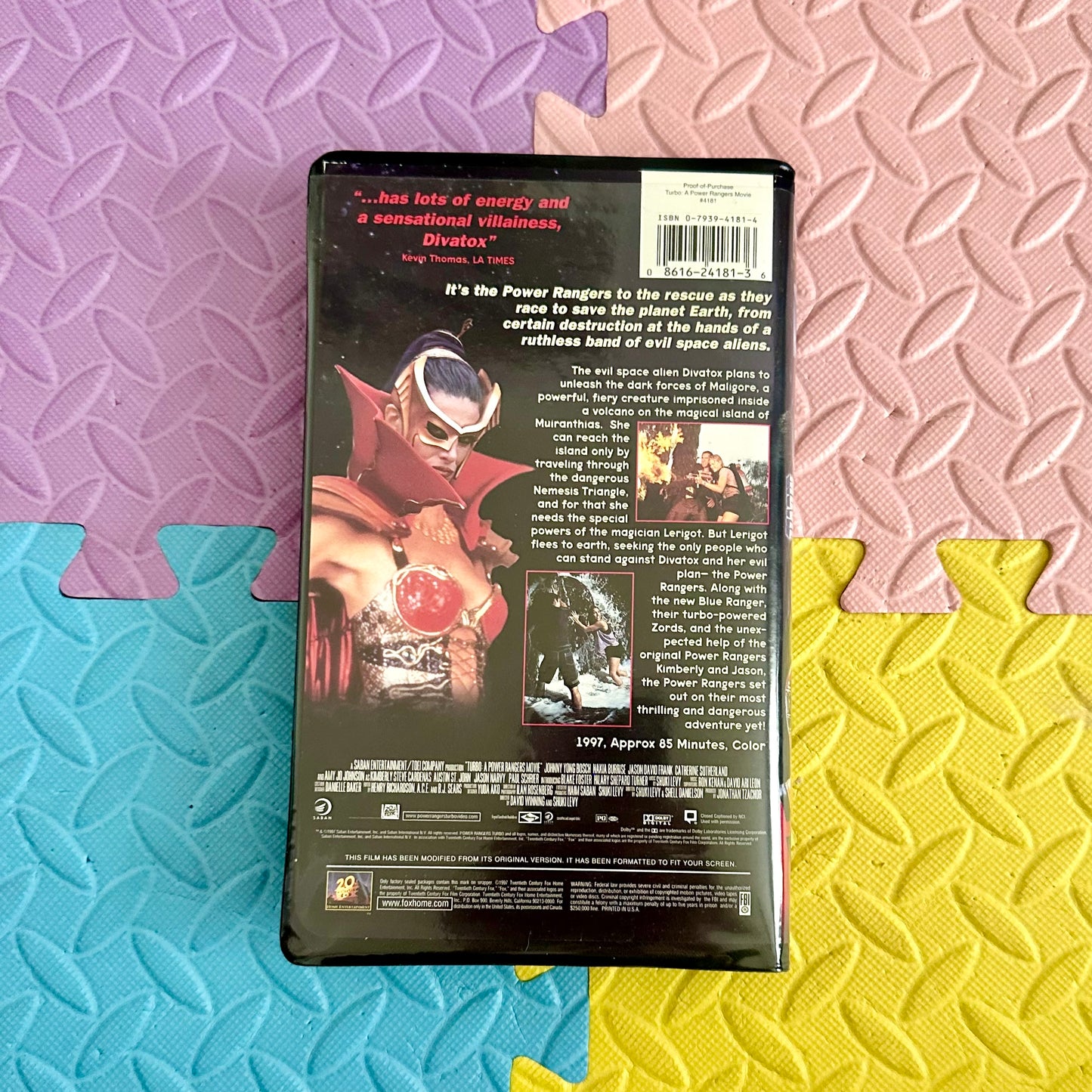 1997 Turbo A Power Rangers Movie VHS