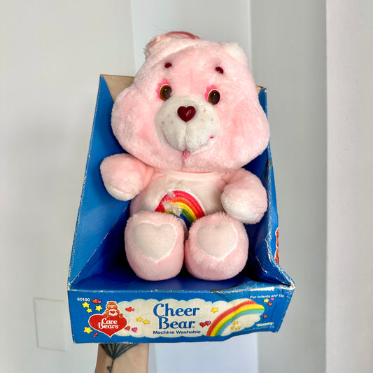 1983 Care Bears “Cheer Bear” Plush *Damaged*