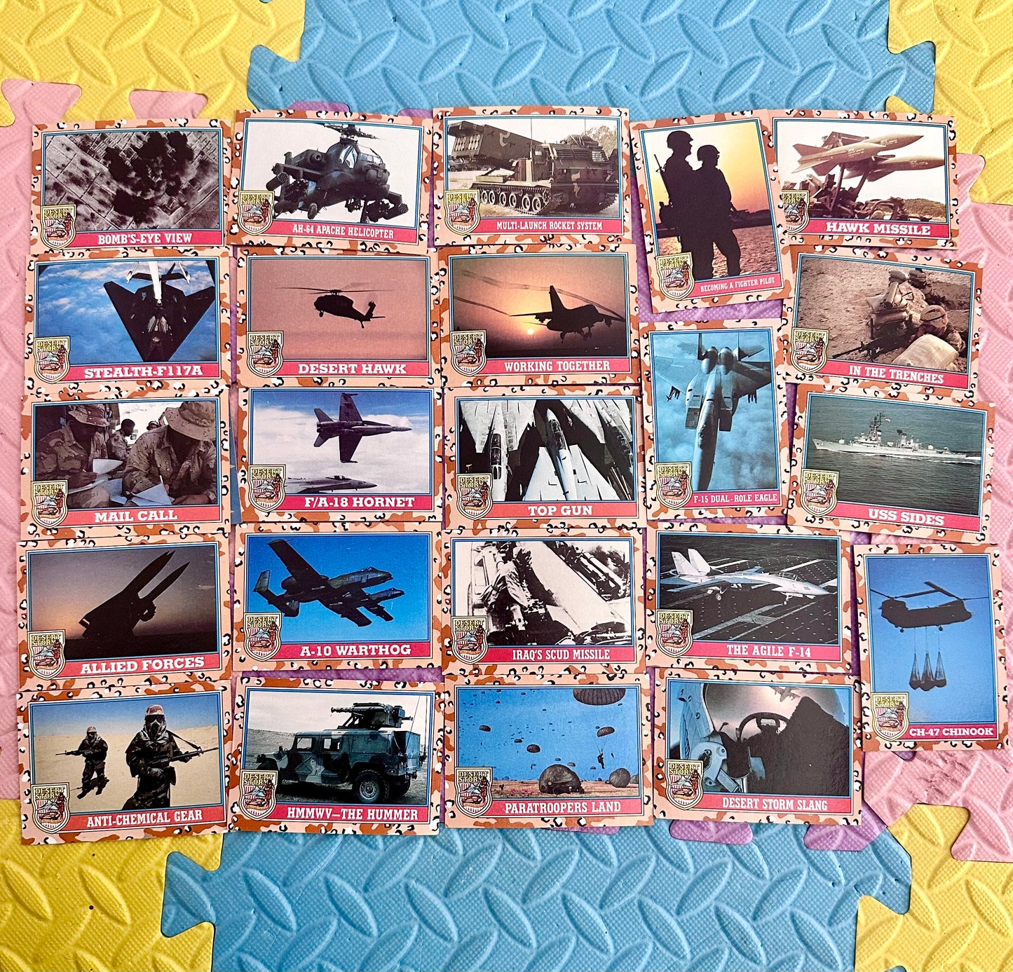 1991 Desert Storm Topps Trading Cards