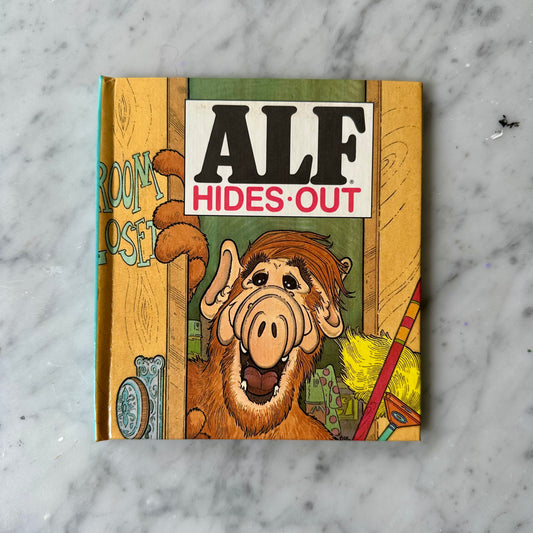 1988 ALF Hides Out Interactive Book