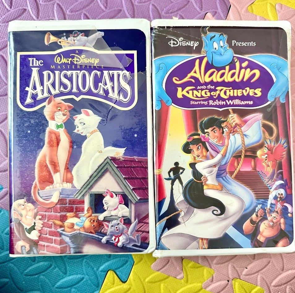 Vintage Disney VHS Lot