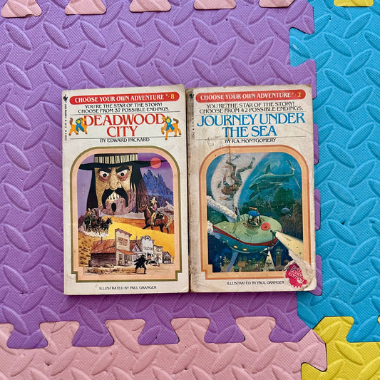 Vintage Choose Your Own Adventures Books