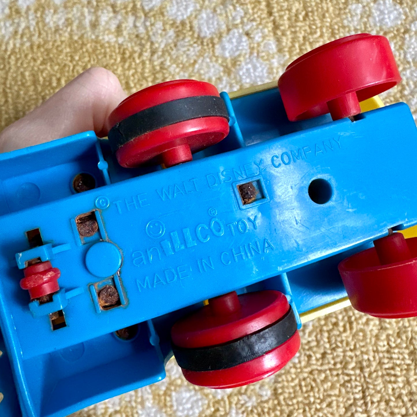 1987 Mickey Mouse Engineer Train Toy