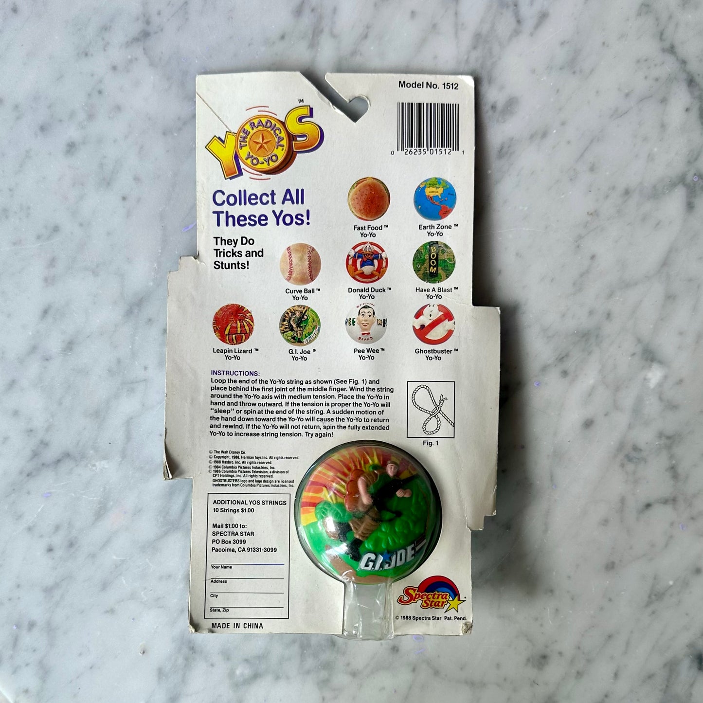 1988 G.I. Joe Yo-yo