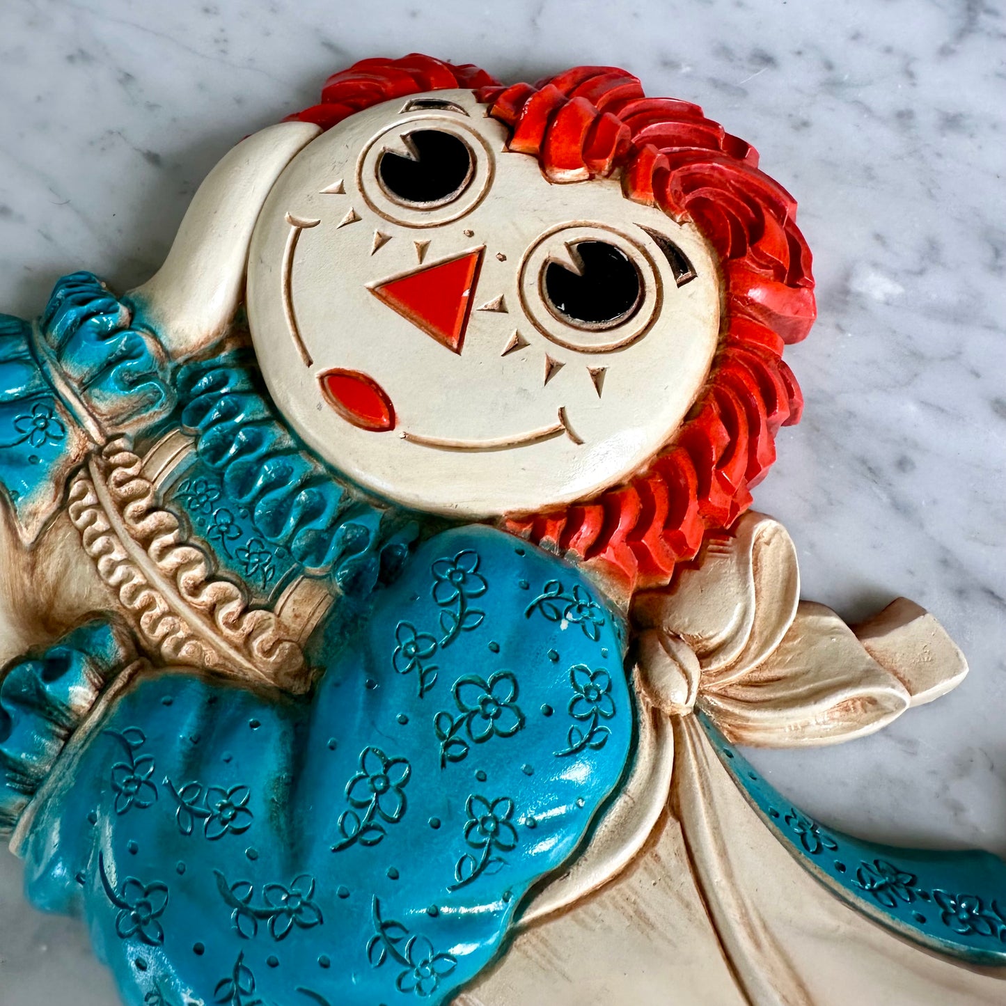 1977 Raggedy Ann and Andy Wall Decor