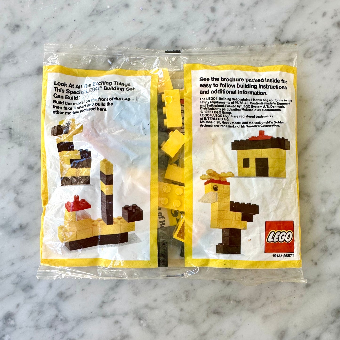 1986 McDonald’s Happy Meal & LEGO Building Set