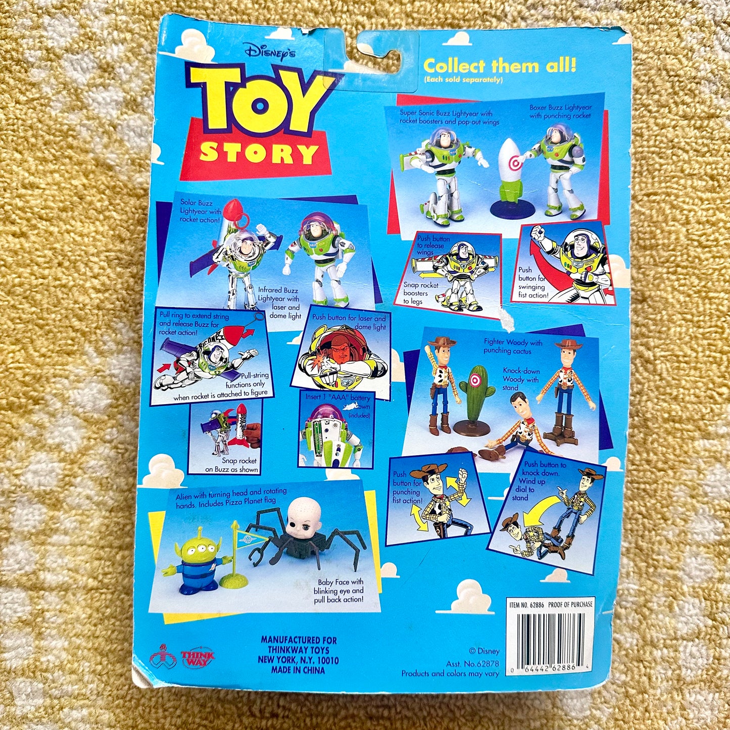 1995 Toy Story Alien Action Figure